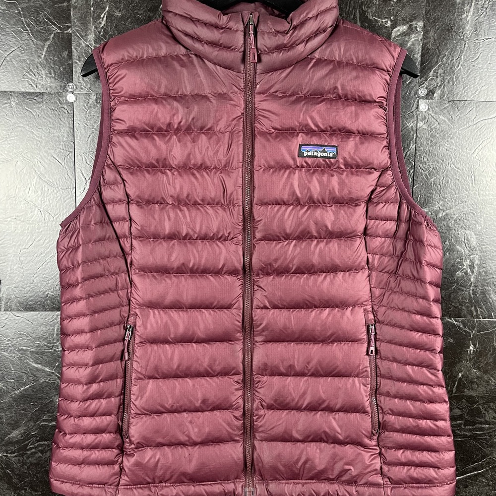 Patagonia Women's Purple Down Puff Sweater Vest XL